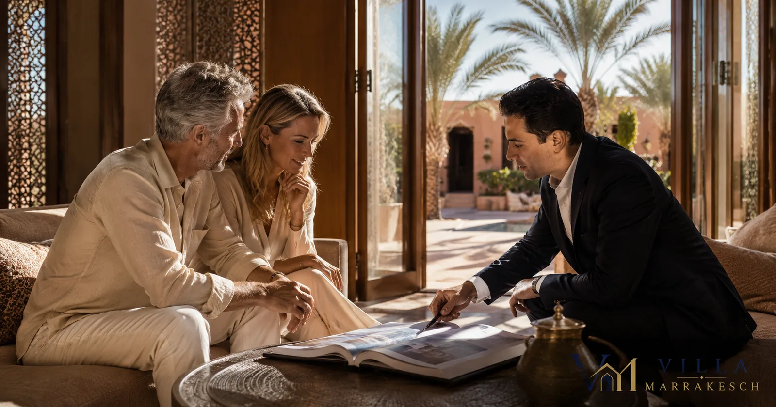 Professionelle Beratung österreichischer Käufer zu einer Villa in Marrakesch.